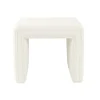 Cream Boucle Arch Ottoman-Kirkland's Home Store