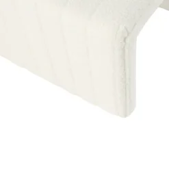 Cream Boucle Arch Ottoman-Kirkland's Home Store