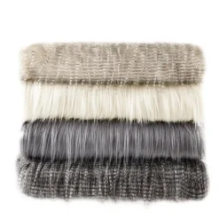 Cream Faux Mink Fluffy Throw-Kirkland's Home Sale