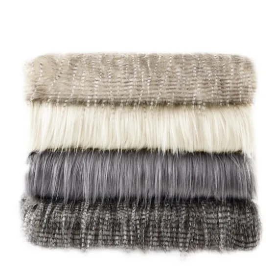 Cream Faux Mink Fluffy Throw-Kirkland's Home Sale