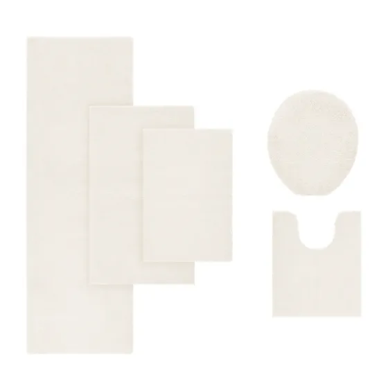 Cream High Pile Marshmallow Bath Mat, 30 In.-Kirkland's Home Shop