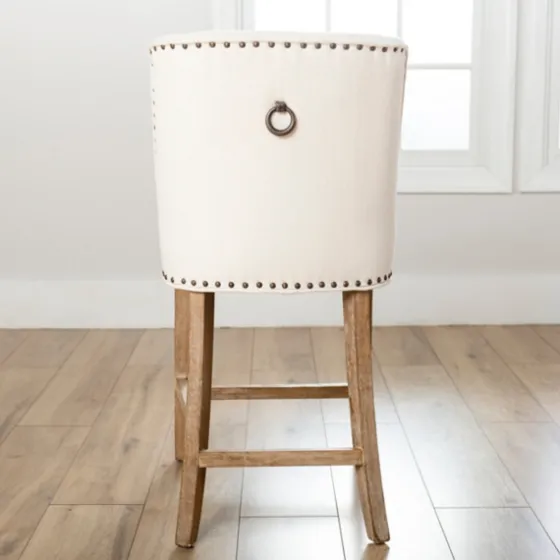 Cream Julia Counter Stool-Kirkland's Home Flash Sale