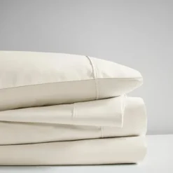 Cream Rich Cooling Cotton King Sheet Set-Kirkland's Home Cheap