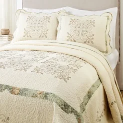 Cream Vintage Treasure King Bedspread-Kirkland's Home Flash Sale