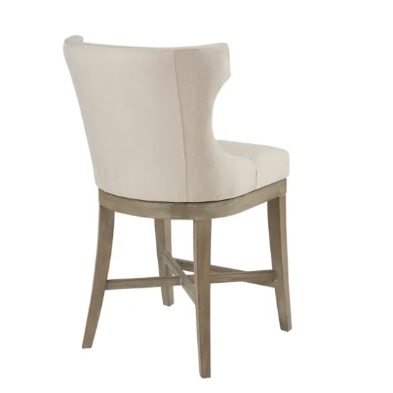 Cream Wingback Swivel Seat Counter Stool-Kirkland's Home Cheap
