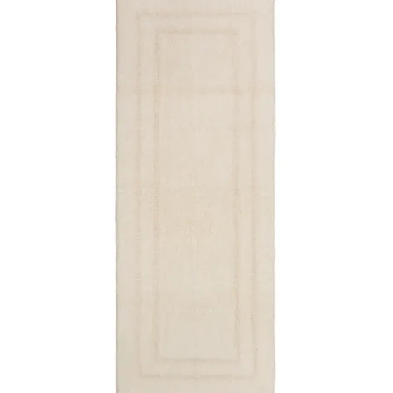 Creme Plush Reversible Cotton Bath Mat, 60 In.-Kirkland's Home Sale
