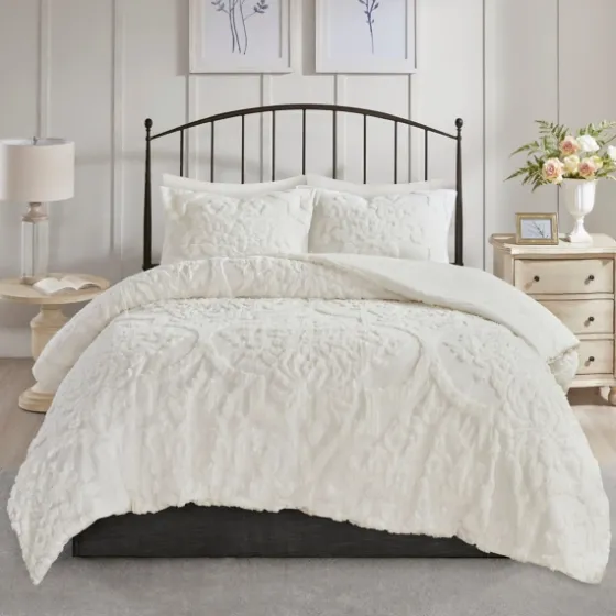 Damask Full/Queen 3-Pc. Comforter Set-Kirkland's Home Clearance