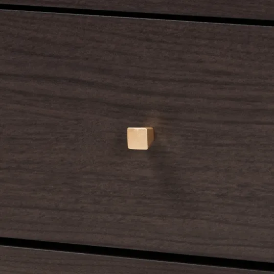 Dark And Gold Wood 3-Pc. Dresser Set-Kirkland's Home Store