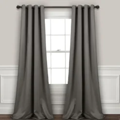 Dark Blackout Curtain Panel Set, 95 In.-Kirkland's Home Online