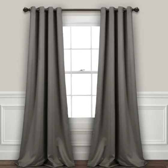 Dark Blackout Curtain Panel Set, 108 In.-Kirkland's Home Best