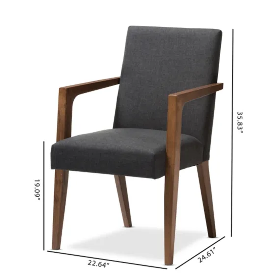 Dark Upholstered Wooden Accent Chair-Kirkland's Home Best Sale