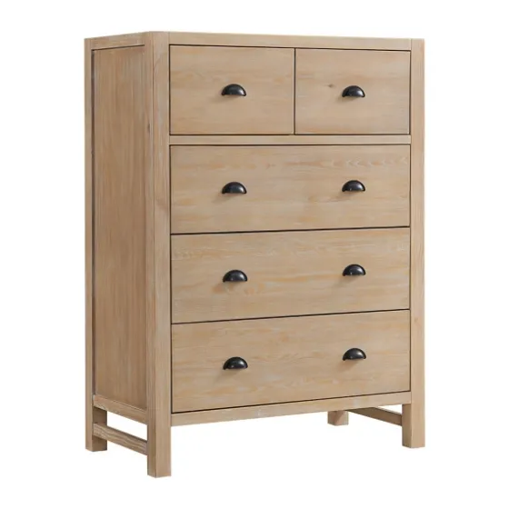 Dean Double Driftwood Pine 5-Pc. King Bedroom Set-Kirkland's Home Discount