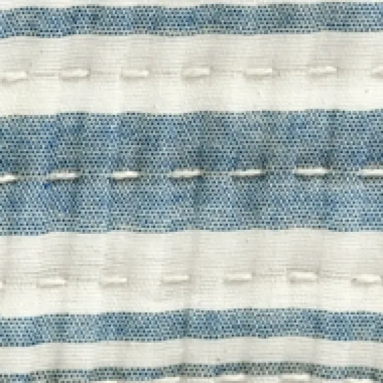 Deep Blue Pick Stitch Stripe King Quilt-Kirkland's Home Hot