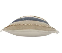 Denim Blue Braided Stripe Throw Pillow, 20 In.-Kirkland's Home Hot