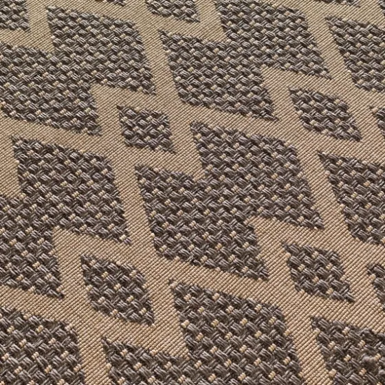 Diamond Chevron Outdoor Area Rug, 6X9-Kirkland's Home Cheap