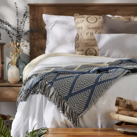 Diamond Fringe Throw-Kirkland's Home Sale