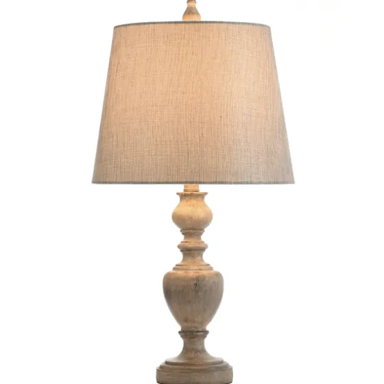 Distressed And Cream Table Lamp-Kirkland's Home Fashion