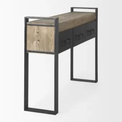Distressed Farmhouse 3-Drawer Console Table-Kirkland's Home Hot