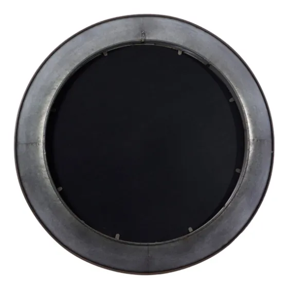 Distressed Galvanized Curved Framed Mirror-Kirkland's Home Online