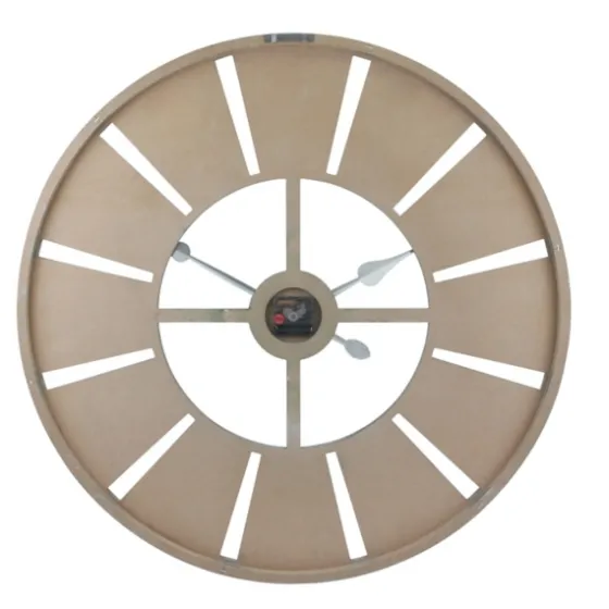 Distressed Gray Wood Wall Clock-Kirkland's Home Fashion