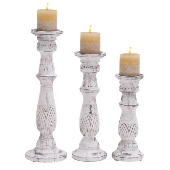 Distressed Mango Candle Holders, Set Of 3-Kirkland's Home New
