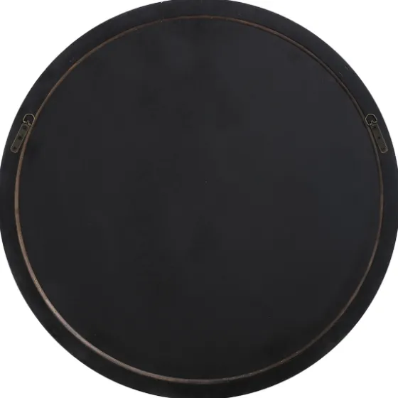 Distressed Slate Blue Wooden Round Wall Mirror-Kirkland's Home Best