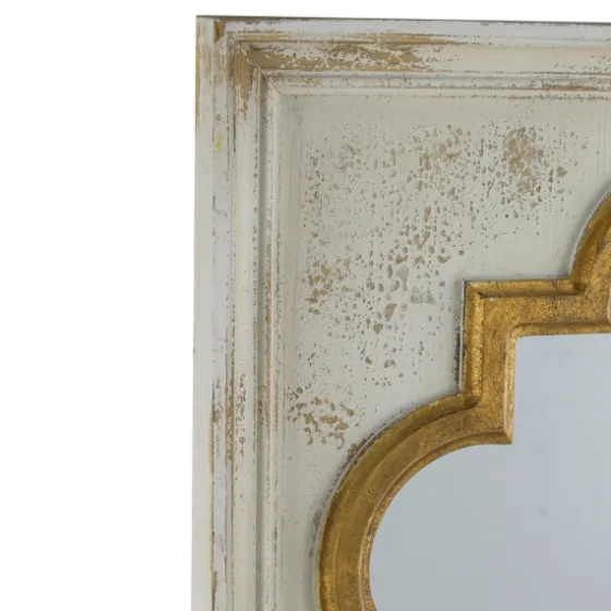 Distressed White And Gold Moroccan Mirror-Kirkland's Home Best Sale