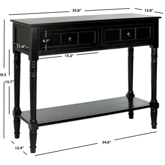 Distressed Wood 2-Drawer Console Table-Kirkland's Home Best Sale