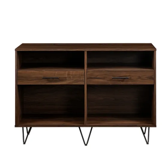 Doreen Dark Brown Hairpin Console Table-Kirkland's Home Store
