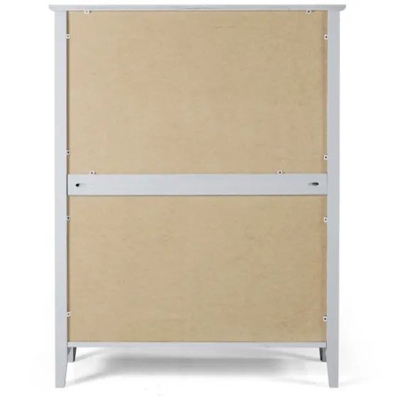 Dove Brazilian Pine Wood Five Drawer Chest-Kirkland's Home Best Sale