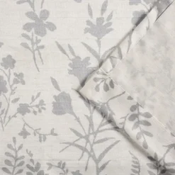 Dove Gray Floral 2-Pc. Curtain Panel Set, 96 In.-Kirkland's Home Store