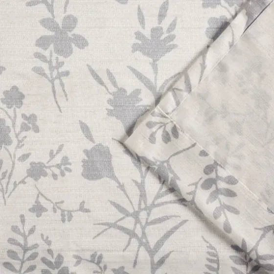 Dove Gray Floral 2-Pc. Curtain Panel Set, 84 In.-Kirkland's Home Best