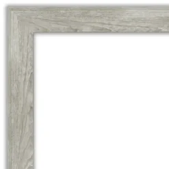Dove Gray Scoop Frame Beveled Mirror, 42X30 In.-Kirkland's Home Discount