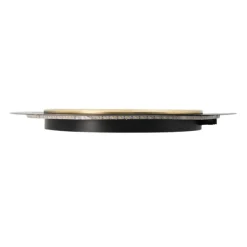 Drew Ii Black And Gold Round Led Mirror-Kirkland's Home Best