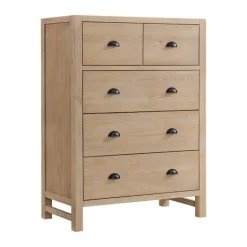 Duke Double Driftwood Pine 5-Pc. King Bedroom Set-Kirkland's Home Sale