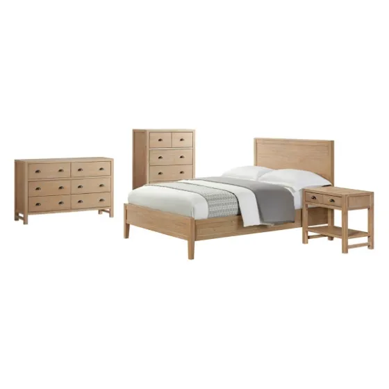 Duke Driftwood Pine 4-Pc. Queen Bedroom Set-Kirkland's Home Best