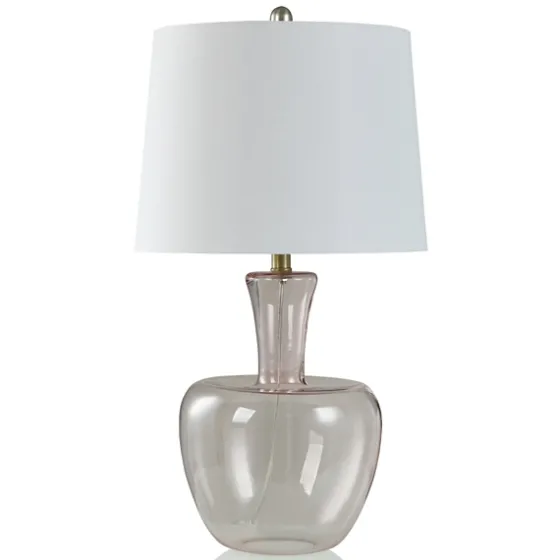 Dusty Blush Glass Gourd Table Lamp-Kirkland's Home New