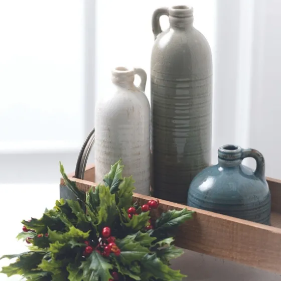 Earth Tones Jug Vases, Set Of 3-Kirkland's Home Clearance