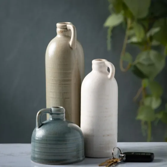 Earth Tones Jug Vases, Set Of 3-Kirkland's Home Clearance