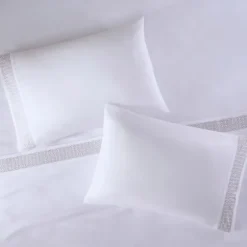 Elegant Geo Hem Microfiber 4-Pc. Queen Sheet Set-Kirkland's Home Online