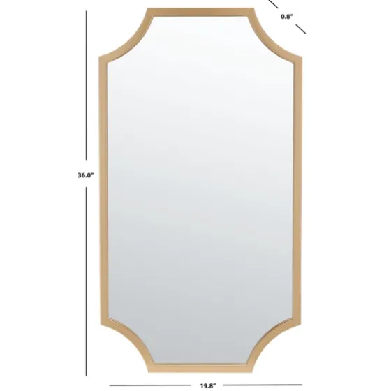 Elenin Gold Scalloped Wall Mirror-Kirkland's Home Clearance