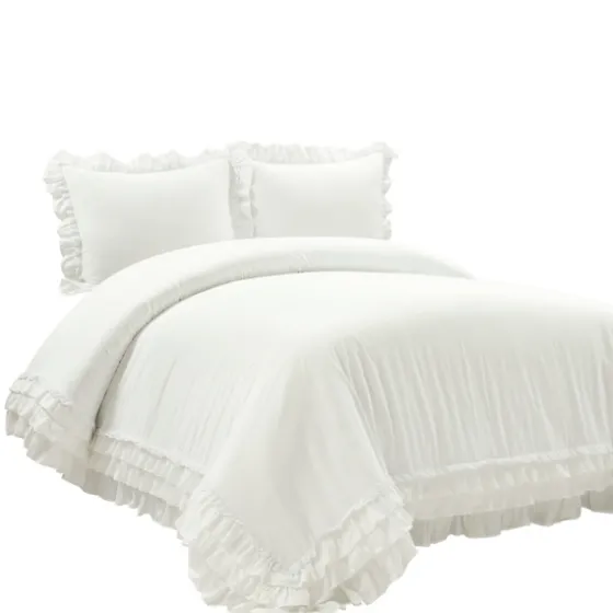 Ella Ruffle 3-Pc. King Duvet Set-Kirkland's Home Fashion