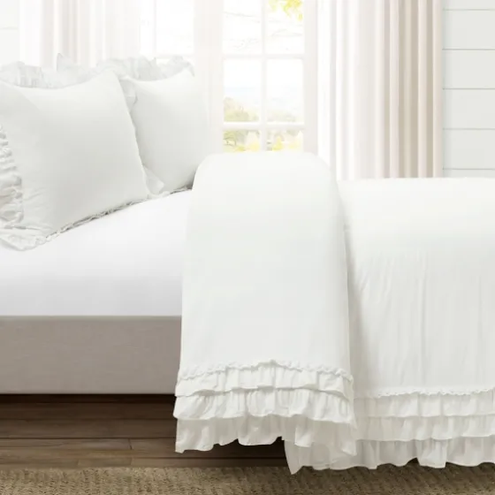 Ella Ruffle 3-Pc. King Duvet Set-Kirkland's Home Fashion