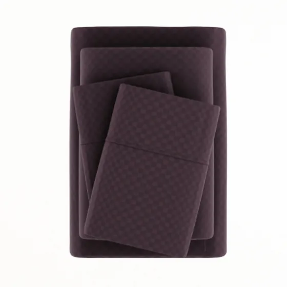 Embossed Checkered 3-Pc. Twin Sheet Set-Kirkland's Home Discount