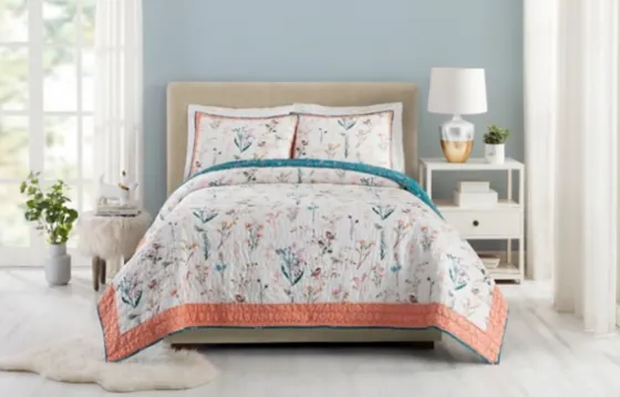 English Garden King 3-Pc. Quilt Set-Kirkland's Home Flash Sale