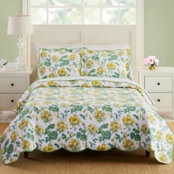 English Meadow 3-Pc. Queen Quilt Set-Kirkland's Home Cheap