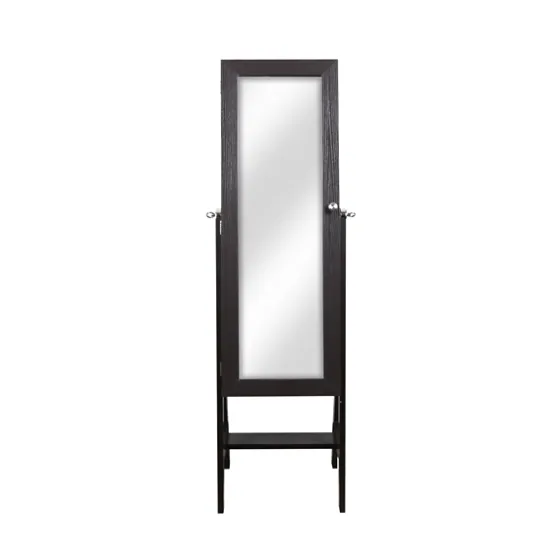 Espresso Wood Mirror Armoire-Kirkland's Home Cheap