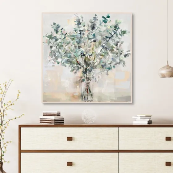 Essential S I Framed Canvas Print, 35X35 In.-Kirkland's Home Shop