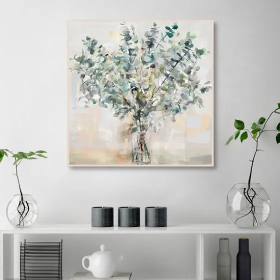 Essential S I Framed Canvas Print, 35X35 In.-Kirkland's Home Shop