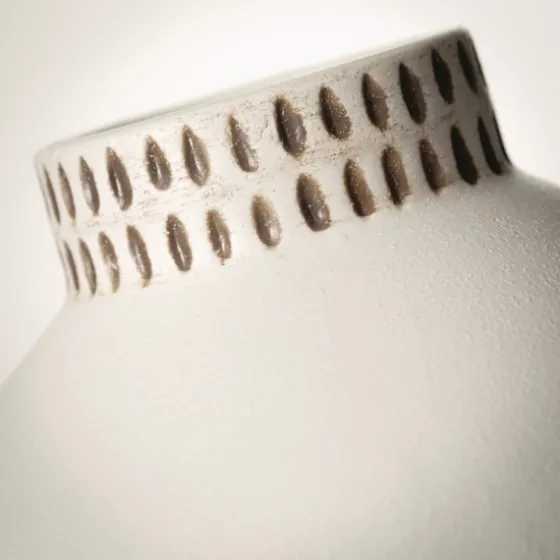 Etched Ceramic Urn Vase-Kirkland's Home Sale